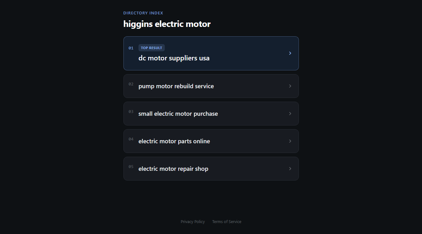Website screenshot for Sun Electric Motors & Pumps LLC