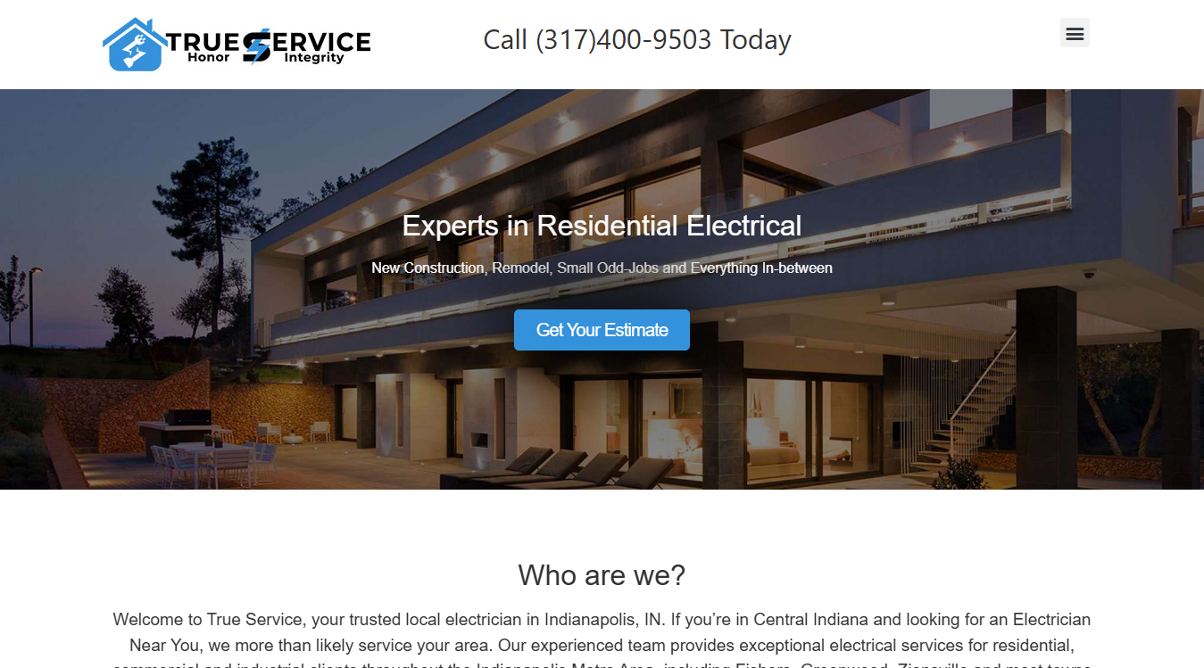 Screenshot of True Service