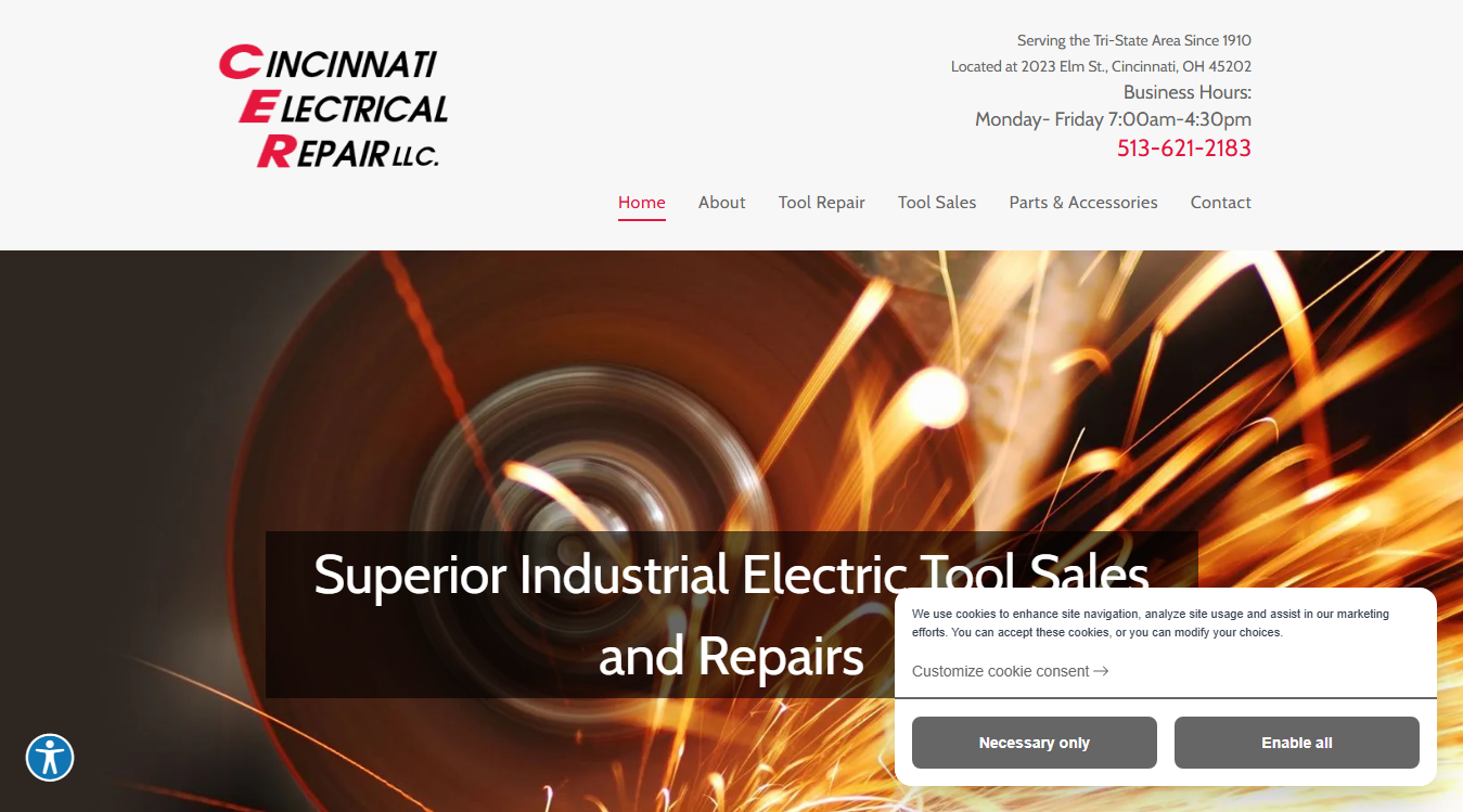 Website screenshot for Viktor's Auto Services
