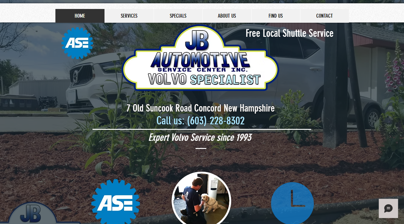 Website screenshot for Walden express auto tech