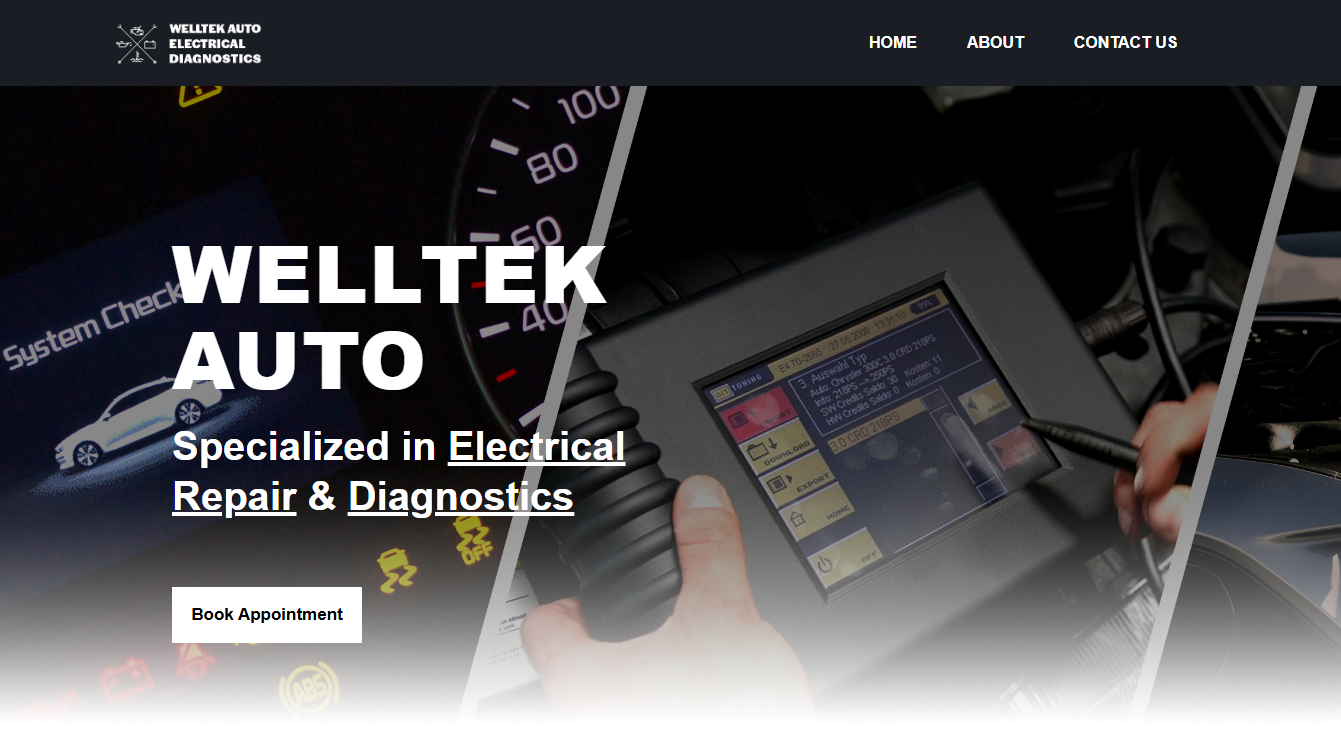 Screenshot of Welltek Auto Electrical Diagnostics